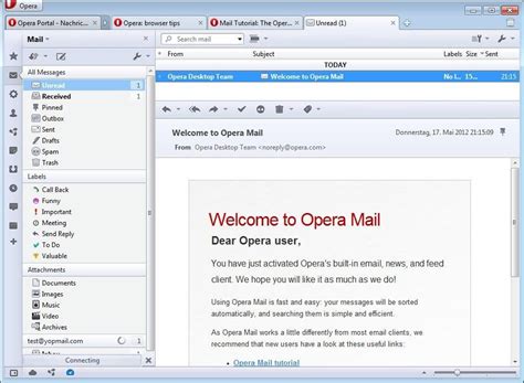 Image result for Opera Mail Client