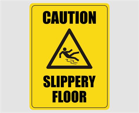 Image result for Caution Slippery Sign