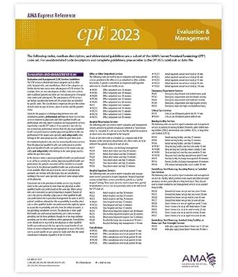 Buy CPT 2023 Express Reference Coding Card: E/M Book Online at Low ...