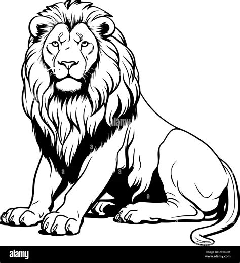 Lion King Clipart Black And White