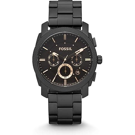 Buy Fossil Machine Chronograph Black Dial Men's Watch-FS4682 at Amazon.in