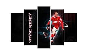 DivineDesigns™ Wayne Rooney Pieces Sticker (Size :- 89 X 56 cm) | Wall ...