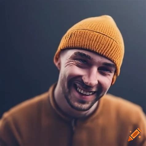 Smiling man with a beanie