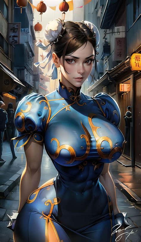Legendary Legs: Chun-Li's Captivating Digital Art by JadeGretzAI on ...