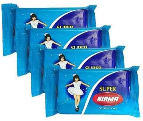 Nirma detergent 160gm pack of 4 with brush Detergent Bar Price in India ...