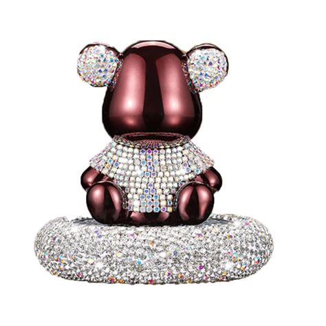 Prakal Cartoon Crystal Rabbit Car Air Freshener Gift Car Interior ...