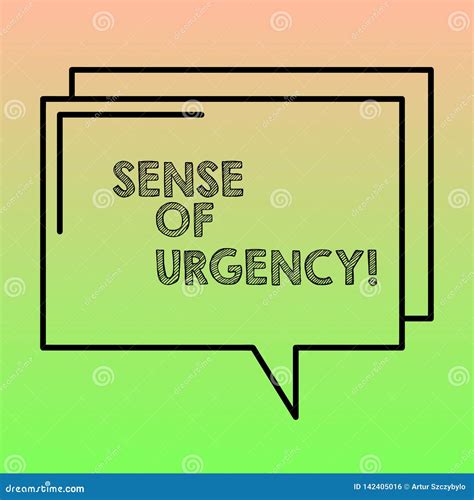 Handwriting Text Writing Sense of Urgency. Concept Meaning First ...