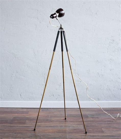 Vintage tripod floor lamp, 1970s | #235358