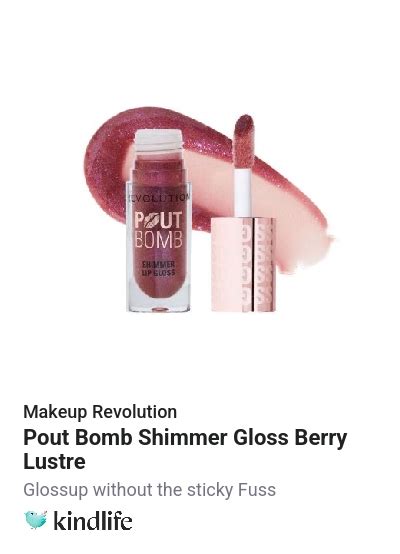 Makeup Revolution: Pout Bomb Shimmer Gloss Berry Lustre