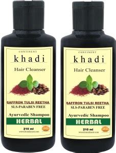 KHADI SAFFRON TULSI REETHA shampoo - Price in India, Buy KHADI SAFFRON ...