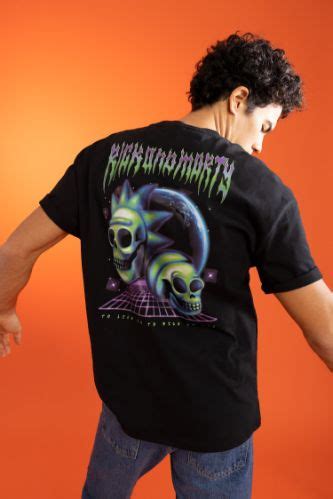 T shirt rick on sale et morty homme