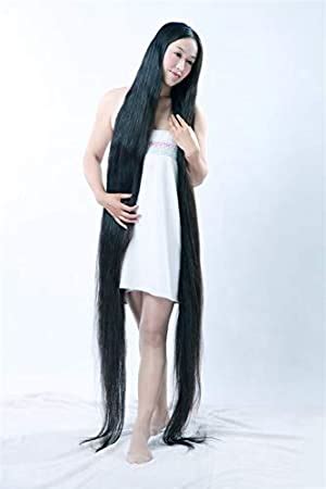 Ritzkart 200 cm Long Hair Wig Soft and Silky Long Synthetic Full Head ...