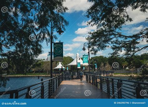 Cranes Roost Park Boardwalk in Altamonte Springs, Florida. Stock Photo ...