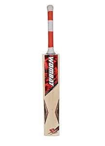 Wombat Red Color Kashmir Willow Bat : Amazon.in: Sports, Fitness & Outdoors