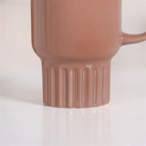 Ribelle Ceramic Stackable Mug Set Of 4 Dusty Pink 270ml Online ...