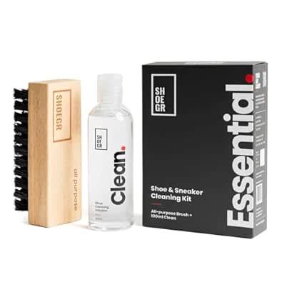 SHOEGR Essential Shoe & Sneaker Cleaning Kit | Shoe Cleaning Solution ...