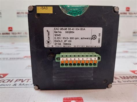Dr. E. Horn 0-300 Rpm Meter 10V – Aeliya Marine Tech