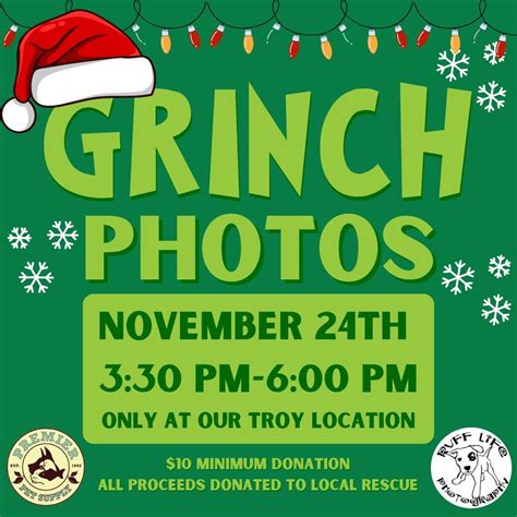 Grinch Pet Photos W/ Ruff Life Photography!, 2848 w maple road, Troy ...