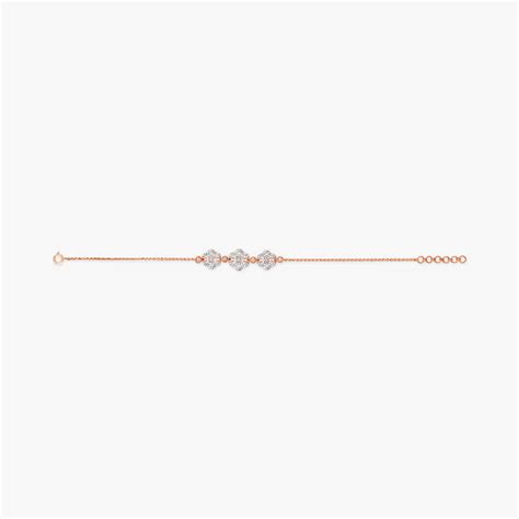 Sparkling Flowers Diamond Bracelet