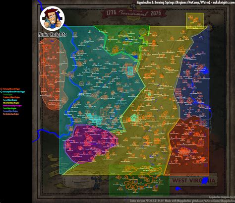 Burning Springs: Karte mit allen Orten, Regionen & No-Camp Zones ...