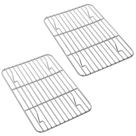 Buy P&P CHEF Baking Rack Pack of 2, Stainless Cooling Rack for Cooking ...