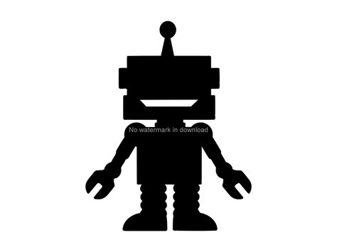 Robot Png Robot Dxf Clipart Robot Digital Clip Art Robot - Etsy India