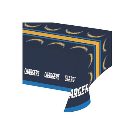 Creative Converting Los Angeles Chargers Indoor/Outdoor Blue Table ...