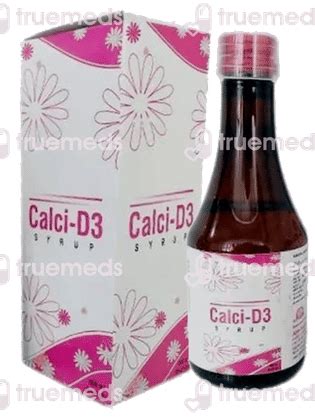 Calci D3 250 Mg025mcg Syrup 200 Ml - Uses, Side Effects, Dosage, Price ...