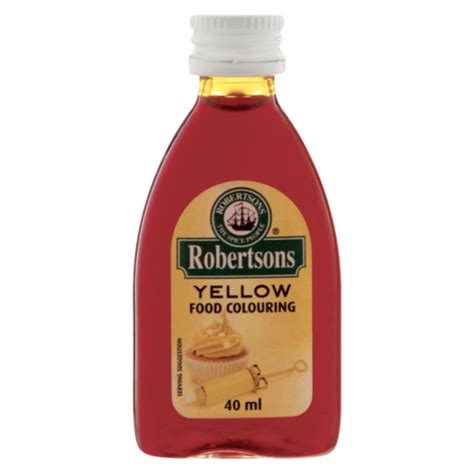 Robertsons Egg Yellow Food Colouring 40ml - Superb Hyper
