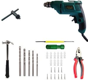 Atrocitus 10mm Drill Machine With MasonryBits,Hammer,2in1,Plier,Screw ...