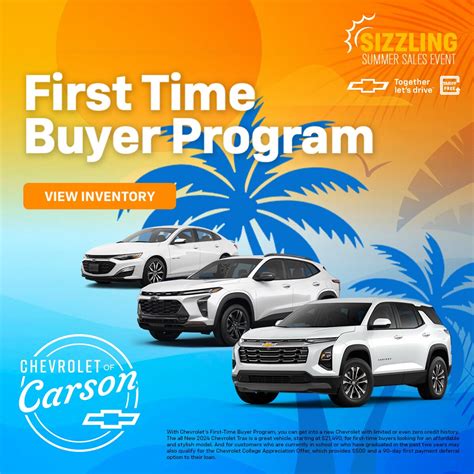 New Chevrolet Vehicle Specials In Carson | Chevrolet of Carson