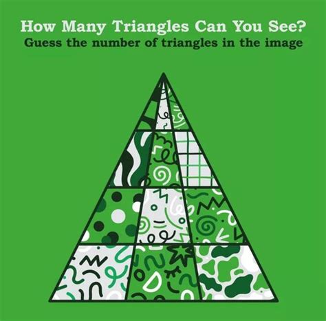 तस्वीर में दिख रहे हैं कितने त्रिकोण? ढूंढने में चकरा रहा है लोगों का ...