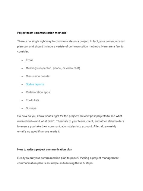 Image result for Communication Models and Methods in Project