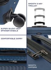 Stark | Blue | Cabin Hard Luggage