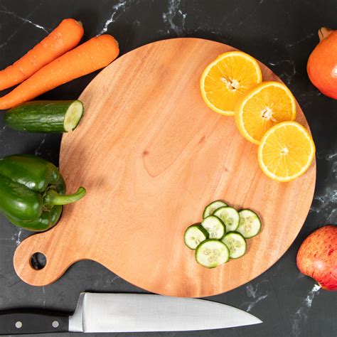 Pure Neem Wood Chopping Board(Round) – fabartistry