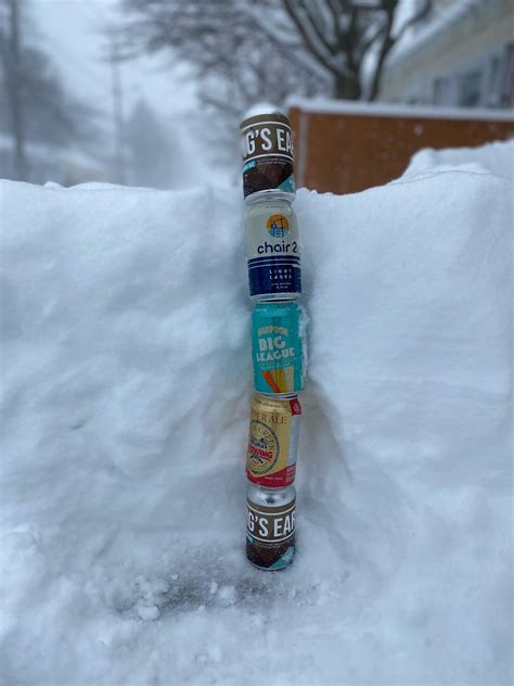 Beer-cans-in-snow-photo-Jared-P - What's Up Newp