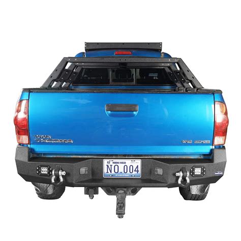 u-Box Tacoma Rear Step Bumper Steel Off Road Rear Bumper Guard for ...