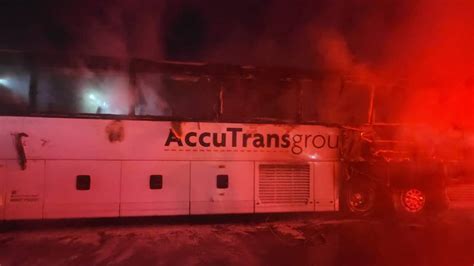 Bus carrying wrestling team catches fire on Wisconsin highway | FOX 9 ...