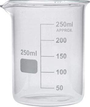 Labifie Borosilicate Glass Beaker 250 ml. (Complete graduated mark ...