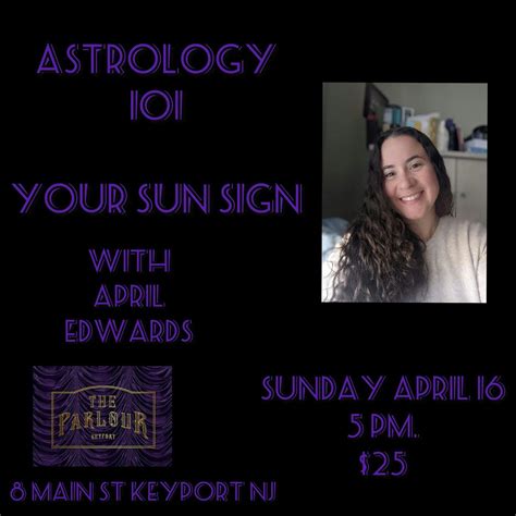 Astrology-Your Sun, Moon and Rising Signs with April Edwards, The ...