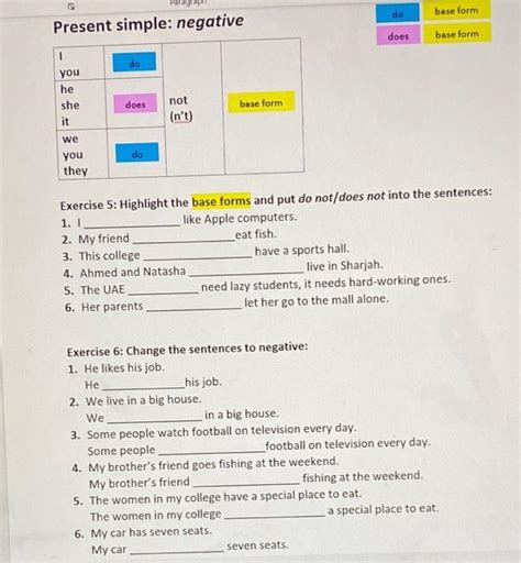 Image result for Present Simple Negative Multiple Choice