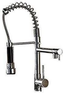 SBD Kitchen Double Sink Pull-Out Sprayer Double Spout Single Lever Sink ...