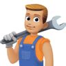 👨🏼‍🔧 Man mechanic: medium-light skin tone emoji copy paste png download