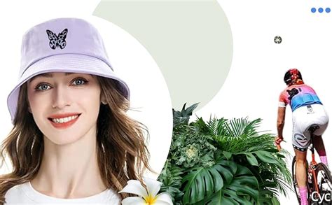 Buy Tomorrow Fashion Women Cotton Butterfly Pattern Bucket Hat - Sun ...