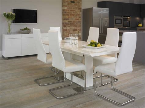 Modern White Dining Room Tables at Jackson Mcpherson blog