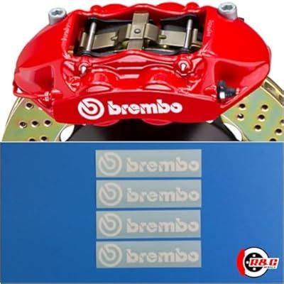 R&G Brembo High Temperature Brake Caliper Decal Set India | Ubuy
