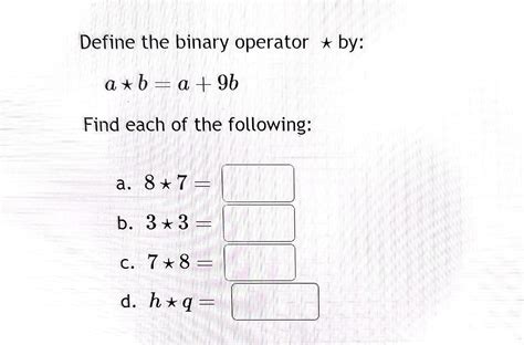Image result for Binary Operator Not