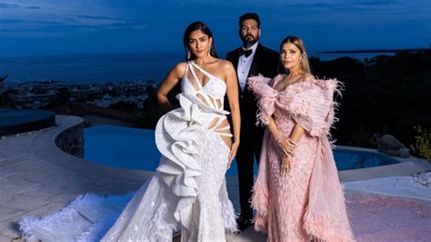 Falguni and Shane Peacock on crafting Mrunal Thakur's Cannes look