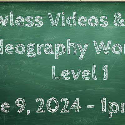 Flawless Videos & Photos Presents - Videography & Video Editing Level 1 ...