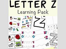 Letter Z Worksheets For Preschool   Kindergarten   Fun  